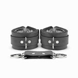 BDSM Wrist and Ankle Cuffs - Handmade Full Grain Lambskin Leather Restraints | Bonn Collection