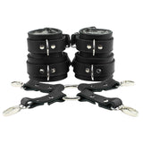 Bonn Lockable Regular Wrist Ankle Cuffs Restraining 4-Way Hogtie