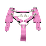 Atlanta Leather Wrist Cuffs and Restraining Durable Hogtie with a Handle