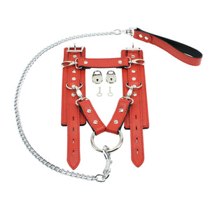 Atlanta Handcuffs and Chain Lead Hogtie Superior Latigo Leather