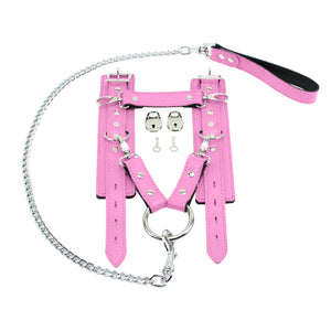 Atlanta Handcuffs and Chain Lead Hogtie Superior Latigo Leather