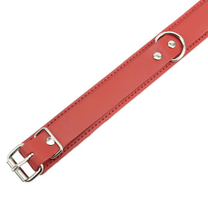 Atlanta V 1.5" Leather Lamb Lined Collar