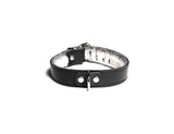 Kaytlyn Leather Collar with Chinchilla Fur – Luxury BDSM Gear | Kaytlyn Collection