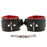 Madison Wrist and Ankle Lockable Cuffs Lambskin Leather Ultra Soft Restraints