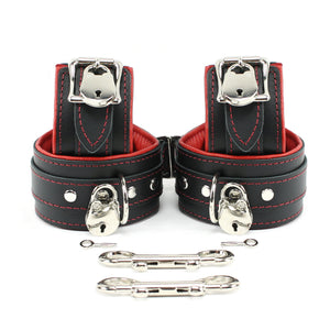 Madison Wrist and Ankle Cuffs Combo Ultra Soft Lambskin Leather