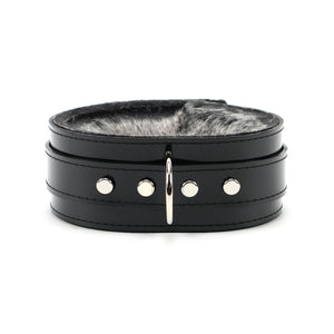 Ramos Vegan 2" Chinchilla Faux Fur Lined Collar