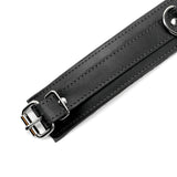 Lockable BDSM Collar Genuine Leather | Madison Collection