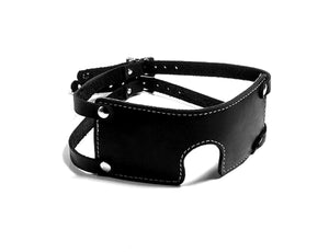 Leather BDSM Blindfold | Madison Collection