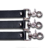 Madison Double Snap Leather BDSM Straps