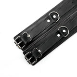 Lambskin Leather Thigh Cuffs - Handmade BDSM Restraints for Enhanced Bondage Play | Madison Collection