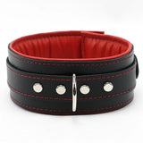 Lockable BDSM Collar Genuine Leather | Madison Collection